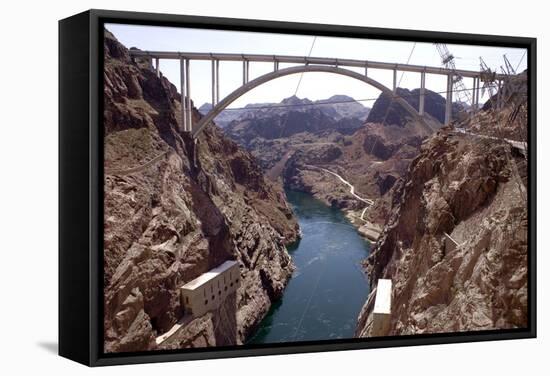 Colorado River Below Hoover Dam-Mark Williamson-Framed Premier Image Canvas