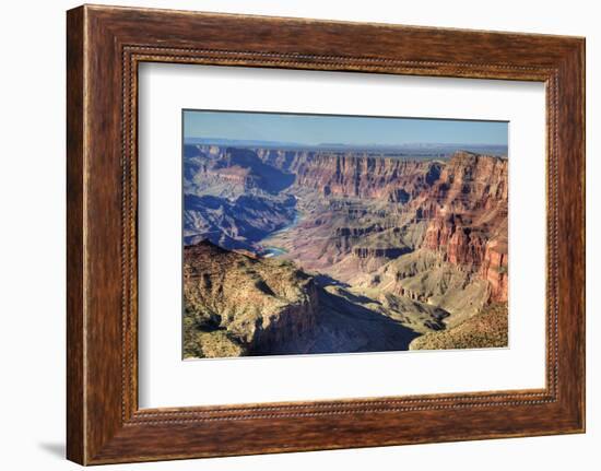 Colorado River Below, South Rim, Grand Canyon National Park, UNESCO World Heritage Site, Arizona-Richard Maschmeyer-Framed Photographic Print