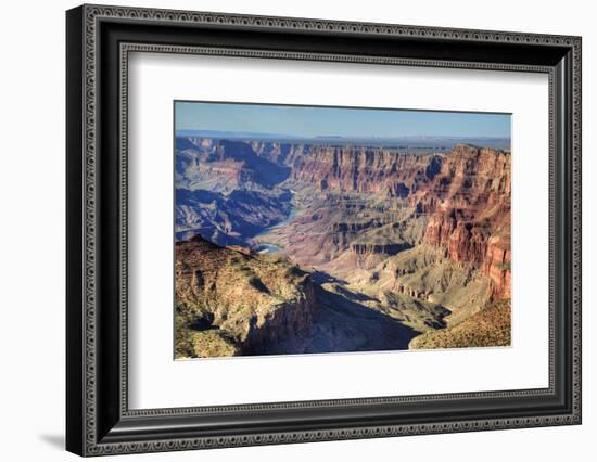 Colorado River Below, South Rim, Grand Canyon National Park, UNESCO World Heritage Site, Arizona-Richard Maschmeyer-Framed Photographic Print