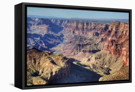 Colorado River Below, South Rim, Grand Canyon National Park, UNESCO World Heritage Site, Arizona-Richard Maschmeyer-Framed Premier Image Canvas