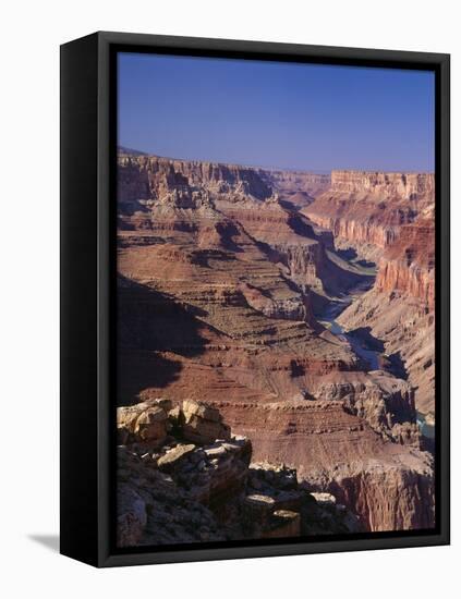 Colorado River Flowing Thru Marble Canyon, Grand Canyon NP, Arizona-Greg Probst-Framed Premier Image Canvas