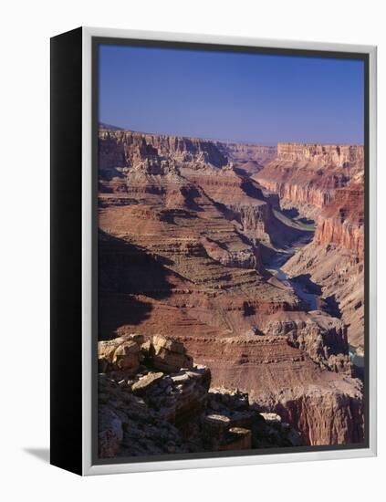 Colorado River Flowing Thru Marble Canyon, Grand Canyon NP, Arizona-Greg Probst-Framed Premier Image Canvas