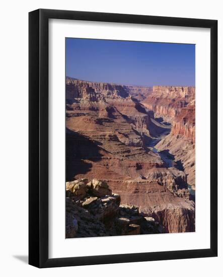 Colorado River Flowing Thru Marble Canyon, Grand Canyon NP, Arizona-Greg Probst-Framed Photographic Print