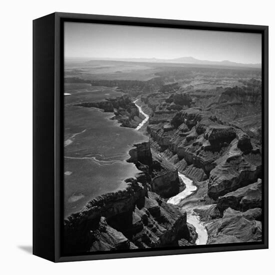 Colorado River Winding its Way Through Grand Canyon National Park-Frank Scherschel-Framed Premier Image Canvas