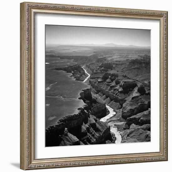 Colorado River Winding its Way Through Grand Canyon National Park-Frank Scherschel-Framed Photographic Print