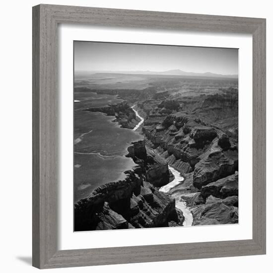 Colorado River Winding its Way Through Grand Canyon National Park-Frank Scherschel-Framed Photographic Print