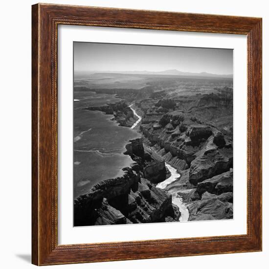 Colorado River Winding its Way Through Grand Canyon National Park-Frank Scherschel-Framed Photographic Print