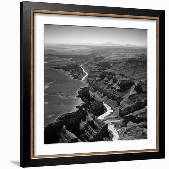 Colorado River Winding its Way Through Grand Canyon National Park-Frank Scherschel-Framed Photographic Print