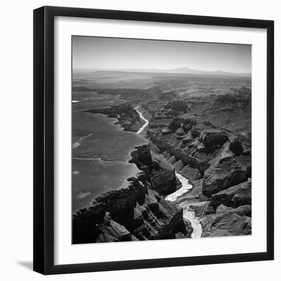 Colorado River Winding its Way Through Grand Canyon National Park-Frank Scherschel-Framed Photographic Print