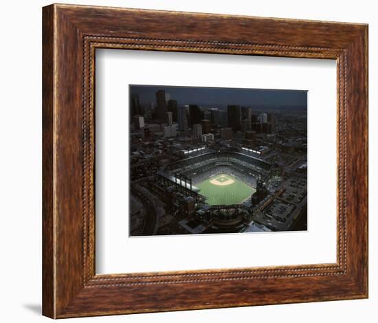 Colorado Rockies Coors Field First Opening Day April 26, c.1995 Sports-Mike Smith-Framed Art Print