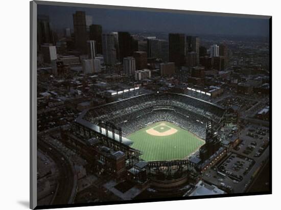 Colorado Rockies Coors Field First Opening Day April 26, c.1995 Sports-Mike Smith-Mounted Art Print