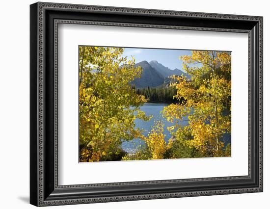 Colorado, Rocky Mountain National Park. Autumn Along Bear Lake and Longs Peak-Jaynes Gallery-Framed Photographic Print