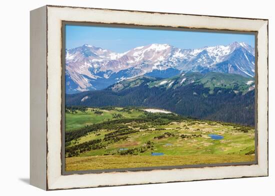 Colorado Rocky Mountains-duallogic-Framed Premier Image Canvas