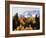 Colorado, San Juan Mountains, Autumn Aspens Below Snowy Mountains-Christopher Talbot Frank-Framed Photographic Print