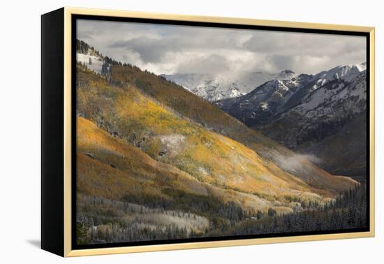 Colorado, San Juan Mountains. Red Mountain Pass after Autumn Snowfall-Don Grall-Framed Premier Image Canvas