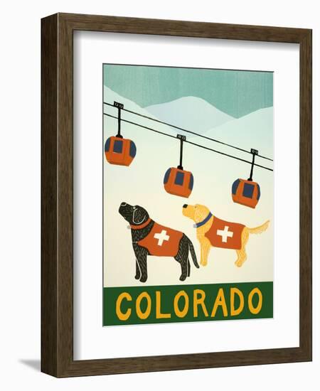 Colorado Ski Patrol-Stephen Huneck-Framed Giclee Print