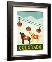 Colorado Ski Patrol-Stephen Huneck-Framed Giclee Print
