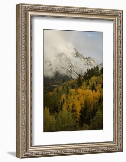 Colorado, Sneffels Range. Clouds over Mountain Landscape at Sunset-Don Grall-Framed Photographic Print
