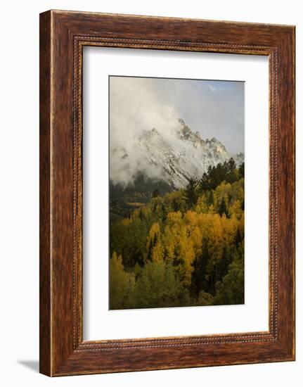 Colorado, Sneffels Range. Clouds over Mountain Landscape at Sunset-Don Grall-Framed Photographic Print