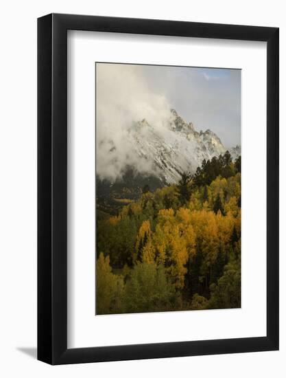 Colorado, Sneffels Range. Clouds over Mountain Landscape at Sunset-Don Grall-Framed Photographic Print