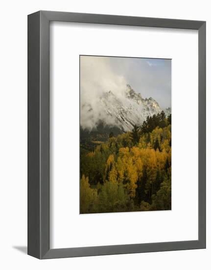 Colorado, Sneffels Range. Clouds over Mountain Landscape at Sunset-Don Grall-Framed Photographic Print