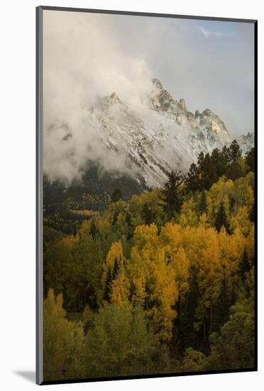 Colorado, Sneffels Range. Clouds over Mountain Landscape at Sunset-Don Grall-Mounted Photographic Print