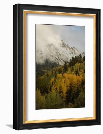 Colorado, Sneffels Range. Clouds over Mountain Landscape at Sunset-Don Grall-Framed Photographic Print