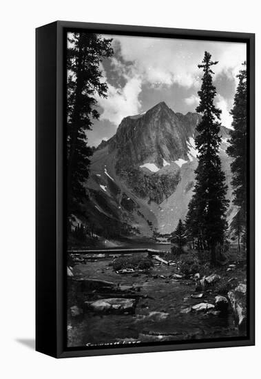 Colorado - Snowmass Lake-Lantern Press-Framed Stretched Canvas