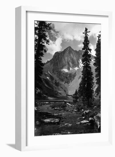 Colorado - Snowmass Lake-Lantern Press-Framed Premium Giclee Print