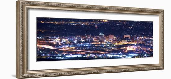 Colorado Springs at Night-duallogic-Framed Photographic Print