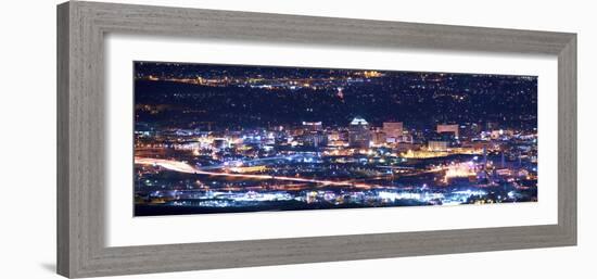 Colorado Springs at Night-duallogic-Framed Photographic Print