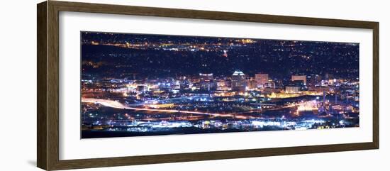 Colorado Springs at Night-duallogic-Framed Photographic Print