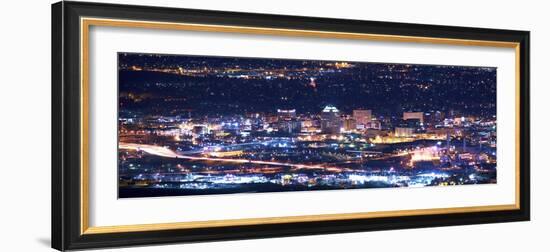 Colorado Springs at Night-duallogic-Framed Photographic Print