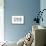 Colorado Springs, Colorado - 719 Area Code (Blue)-Lantern Press-Framed Stretched Canvas displayed on a wall