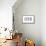 Colorado Springs, Colorado - 719 Area Code (Blue)-Lantern Press-Framed Stretched Canvas displayed on a wall