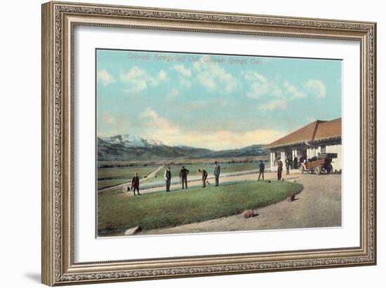 Colorado Springs Golf Course-null-Framed Art Print