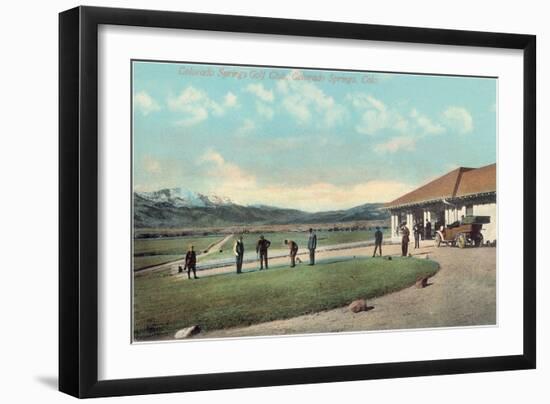 Colorado Springs Golf Course-null-Framed Art Print