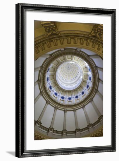 Colorado State Capitol Building, Denver, Colorado, USA-Walter Bibikow-Framed Photographic Print