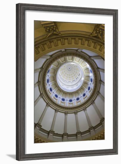 Colorado State Capitol Building, Denver, Colorado, USA-Walter Bibikow-Framed Photographic Print