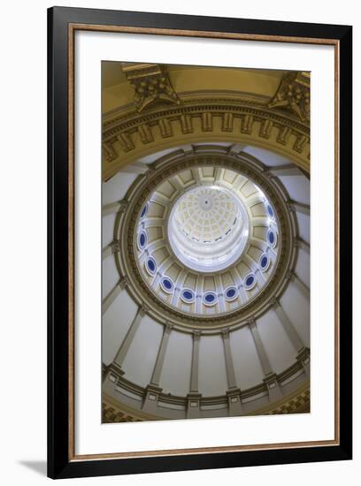 Colorado State Capitol Building, Denver, Colorado, USA-Walter Bibikow-Framed Photographic Print