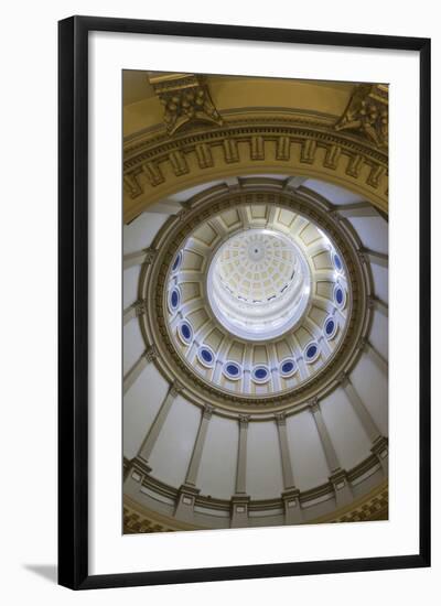 Colorado State Capitol Building, Denver, Colorado, USA-Walter Bibikow-Framed Photographic Print