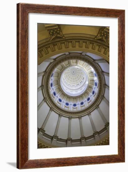 Colorado State Capitol Building, Denver, Colorado, USA-Walter Bibikow-Framed Photographic Print