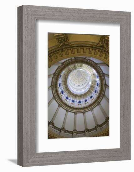 Colorado State Capitol Building, Denver, Colorado, USA-Walter Bibikow-Framed Photographic Print