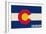 Colorado State Flag-Lantern Press-Framed Art Print