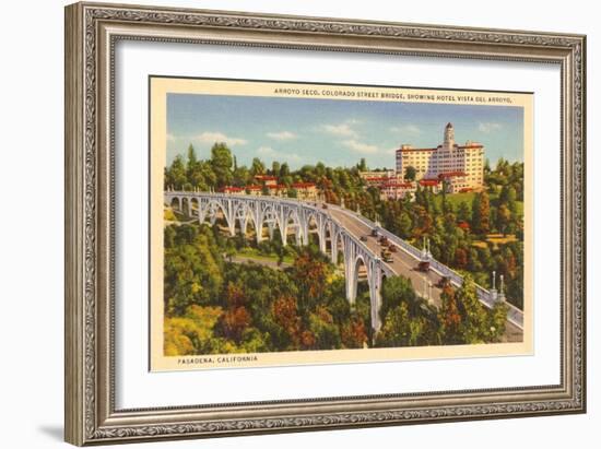 Colorado Street Bridge, Pasadena, California-null-Framed Art Print