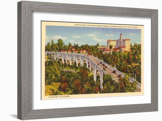 Colorado Street Bridge, Pasadena, California-null-Framed Art Print