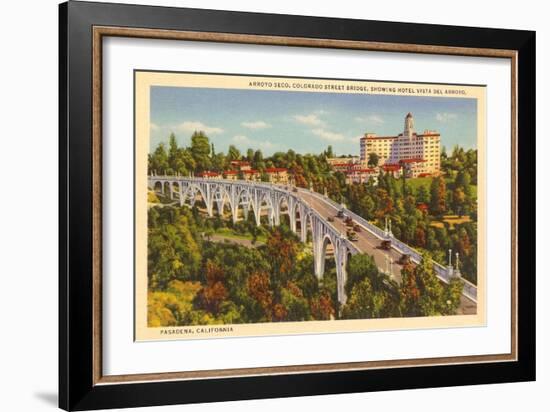 Colorado Street Bridge, Pasadena, California-null-Framed Art Print