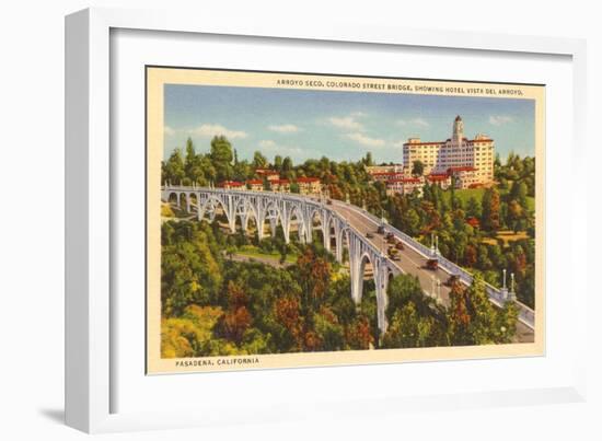 Colorado Street Bridge, Pasadena, California-null-Framed Art Print