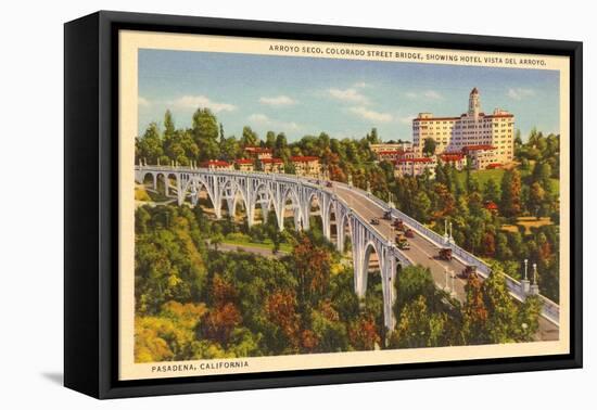 Colorado Street Bridge, Pasadena, California-null-Framed Stretched Canvas