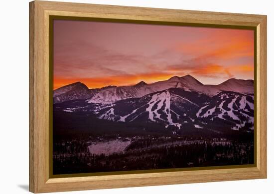 Colorado Sunset-duallogic-Framed Premier Image Canvas